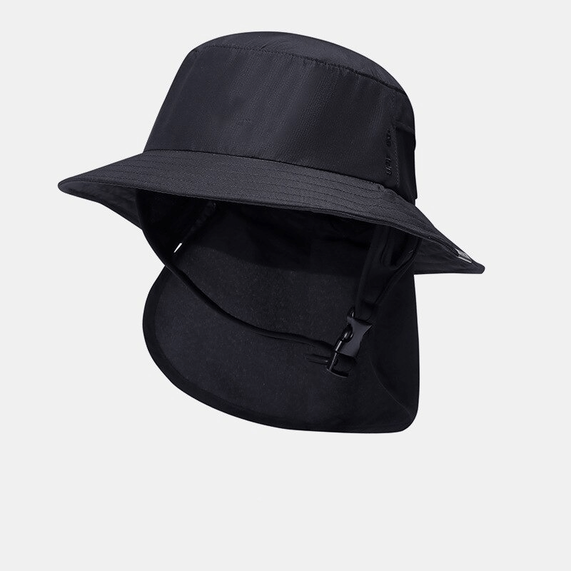 Sun Protection Waterproof Wide Brim Hat with UV Shield and Adjustable Strap, Perfect for Outdoor Activities - SF0415